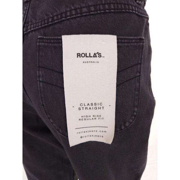 Rolla’s Original Straight High Rise Jeans Size 32 Sunbleach 90's Style NWT - Picture 6 of 13